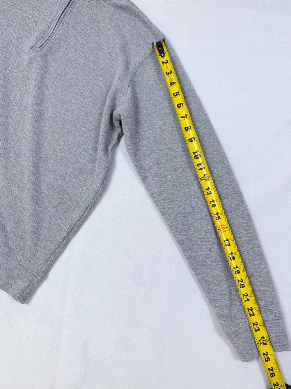 Peter Millar Crown Comfort Quarter Zip Sweater Men’s M Gray Golf - Picture 7 of 10